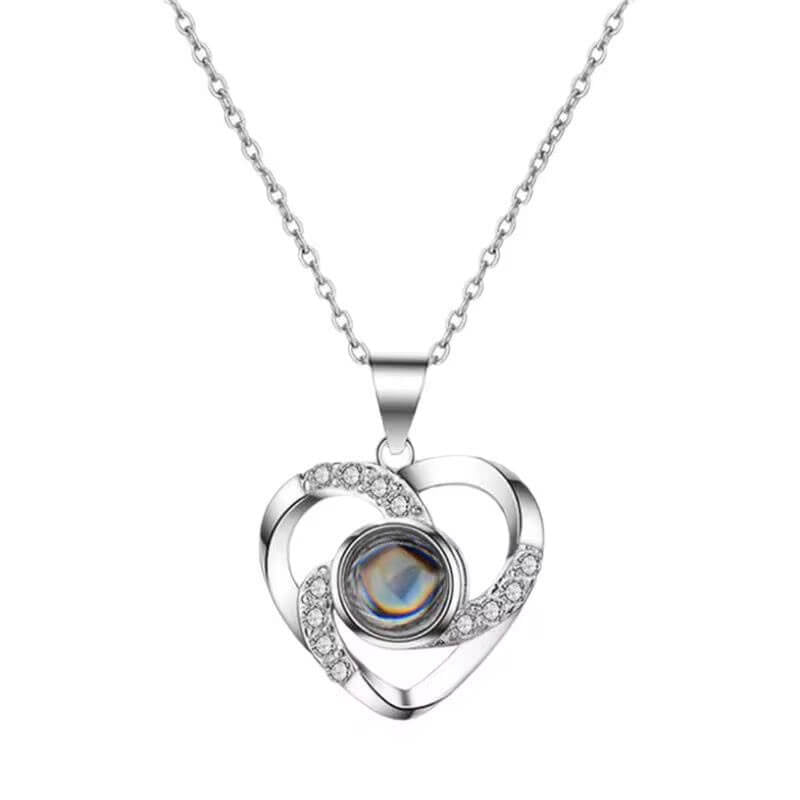 "I Love You" Necklace Rose Box