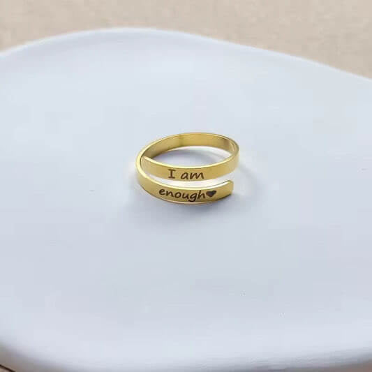 I Am Enough Ring
