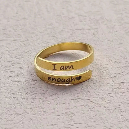 I Am Enough Ring