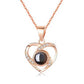 "I Love You" Necklace Rose Box