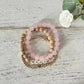 “MAMA” Charm Beaded Bracelet